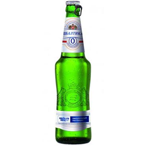 Пиво Балтика №0  бут. 0,47 л. Алк. 0,5% 