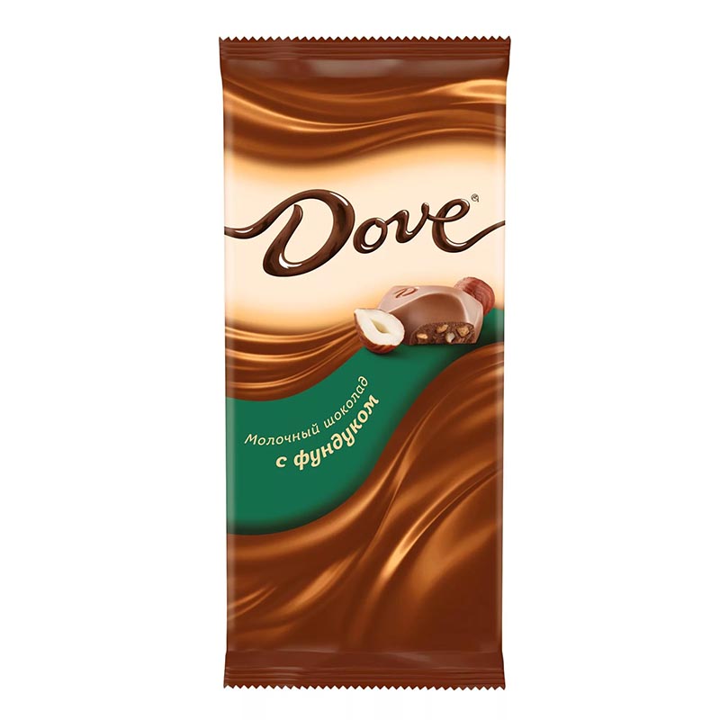 Шоколад ДАВ молочный с фундуком 0,09 гр.