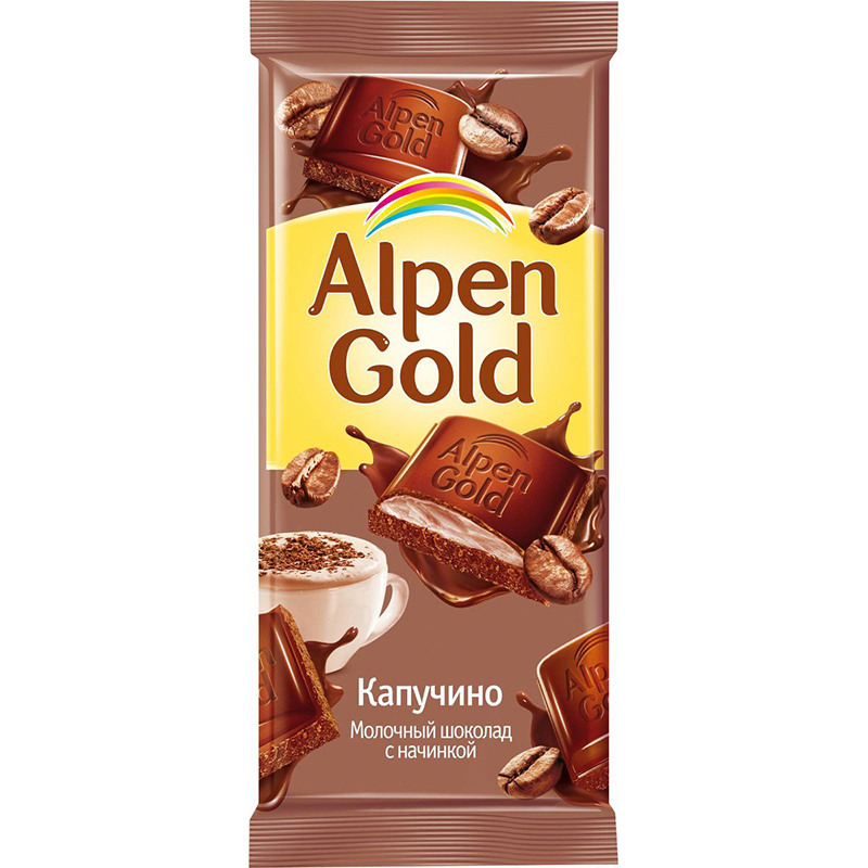Шоколад Альпен Гольд капучино 0,085 гр.