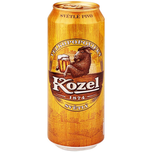Пиво Велкопоповецкий козел светлое ж/б 0,45л Алк.4,0%