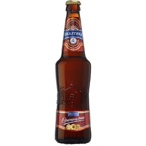 Пиво Балтика №4 темное бут. 0,47 л. Алк. 5,6% 